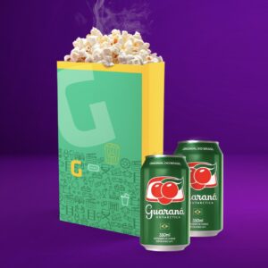 Cinesystem |  Combo Duplo de pipoca ( válido para Praia Grande )